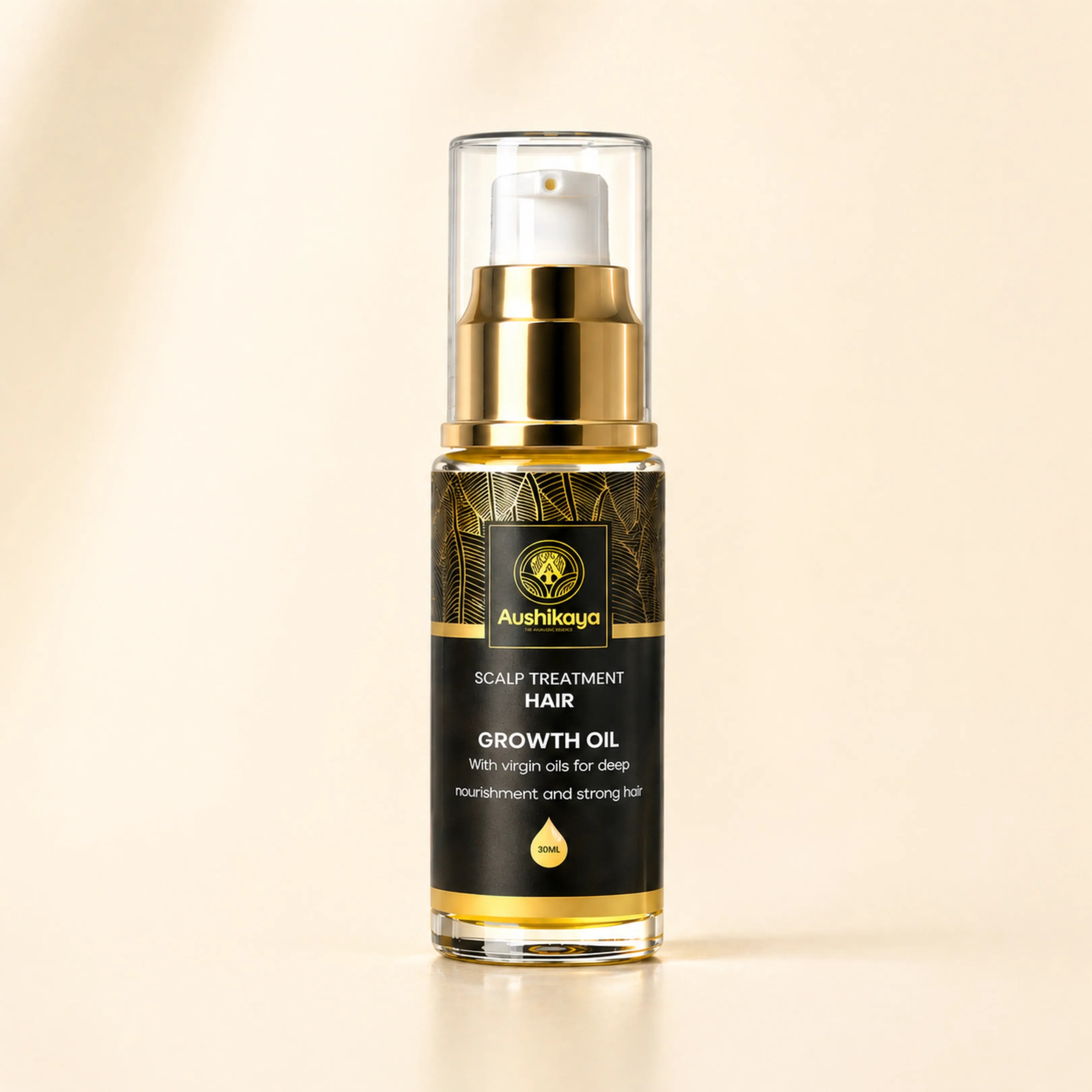 Hair Growth Oil for Men & Women | Ayurvedic Scalp Treatment Oil with Virgin Oils | Reduces Hair Fall, Boosts Hair Growth & Strength | Non-Sticky | 30ml