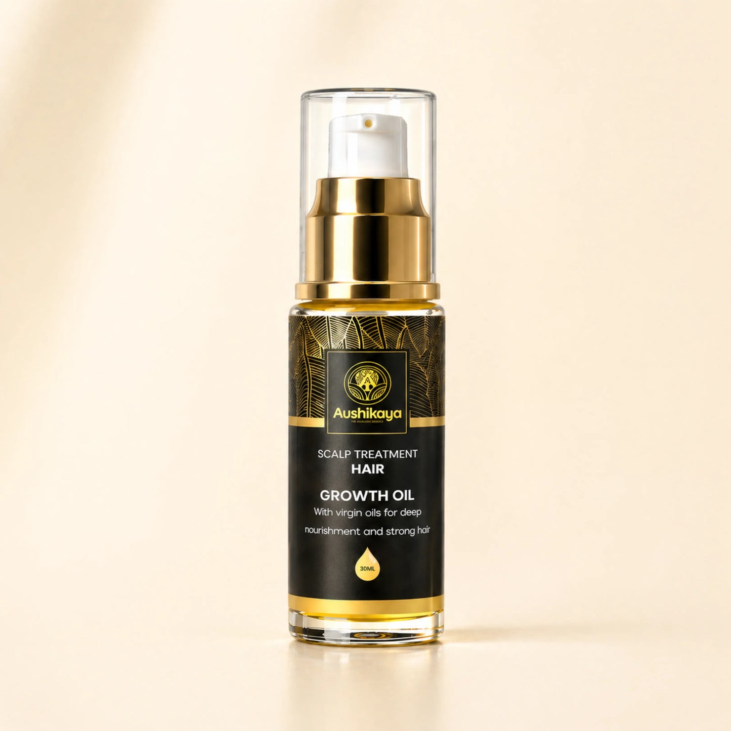 Hair Growth Oil for Men & Women | Ayurvedic Scalp Treatment Oil with Virgin Oils | Reduces Hair Fall, Boosts Hair Growth & Strength | Non-Sticky | 30ml