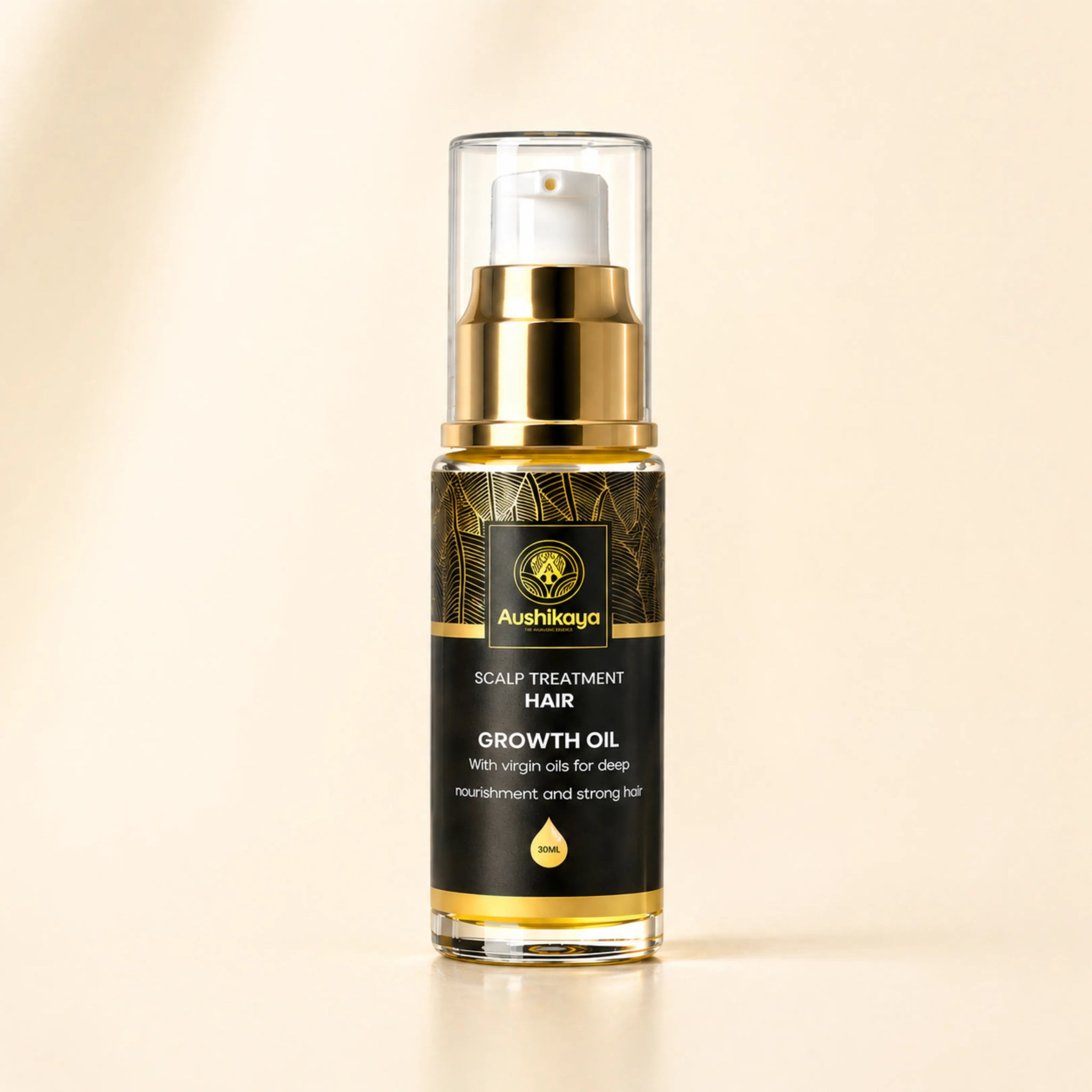 Hair Growth Oil for Men & Women | Ayurvedic Scalp Treatment Oil with Virgin Oils | Reduces Hair Fall, Boosts Hair Growth & Strength | Non-Sticky | 30ml